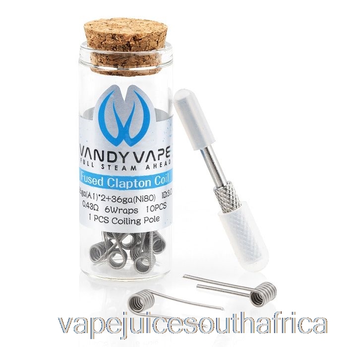 Vape Juice South Africa Vandy Vape Performance Prebuilt Coils 0.43Ohm Fused Clapton Coil